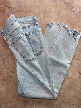 Rag & Bone Cut Off Raw Hem High Rise distressed Jeans size 29 size 8